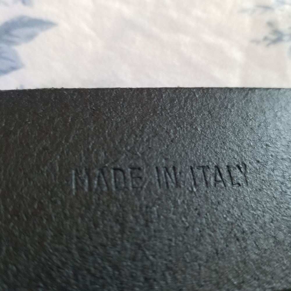 United Colors of Benetton | Leather Belt with Double Silver Buckle - Picture 8 of 9